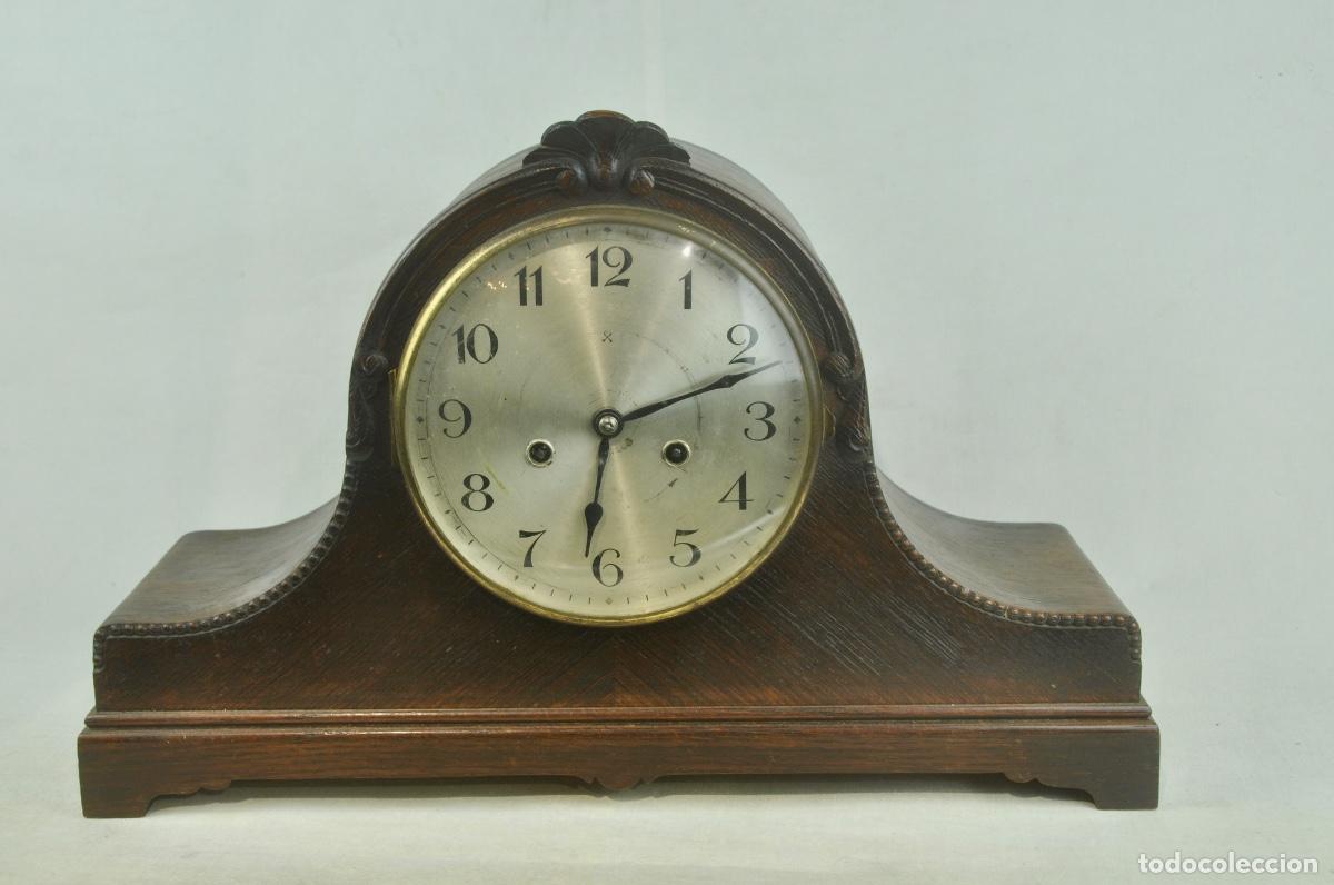 Vintage: Reloj sobremesa en madera - Foto 4