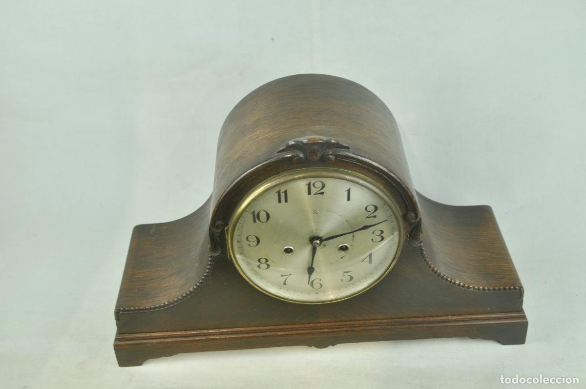 Vintage: Reloj sobremesa en madera - Foto 5