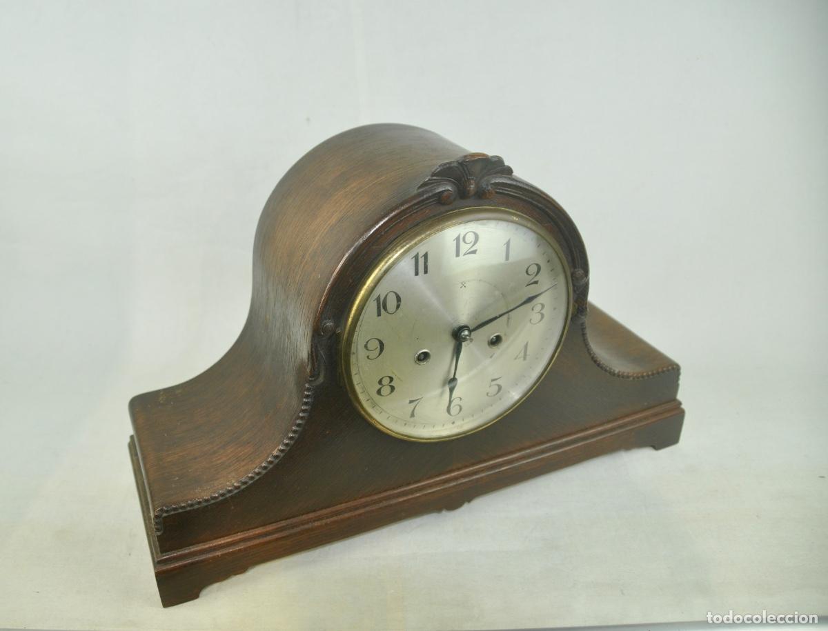 Vintage: Reloj sobremesa en madera - Foto 6