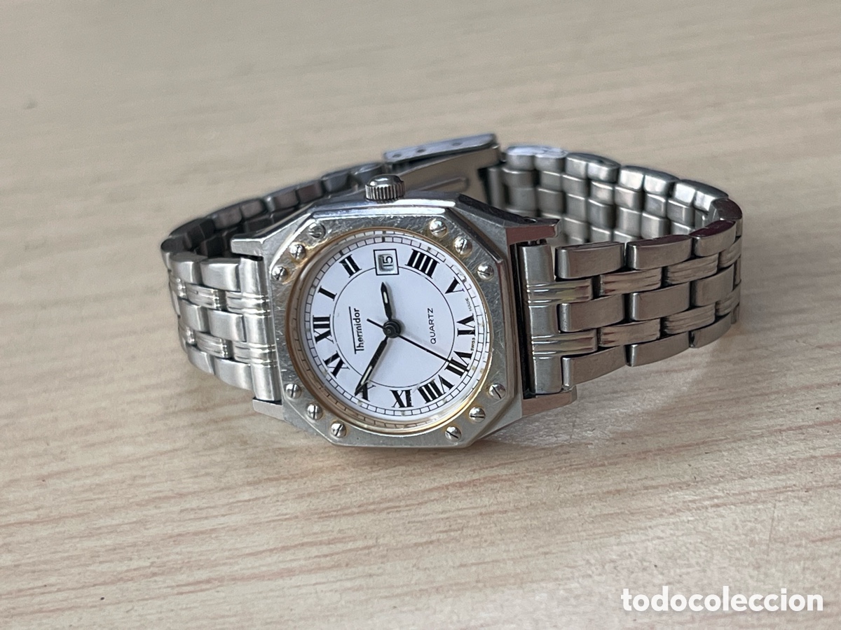 Vintage: ✅ Reloj Thermidor royal calendario cuarzo se&ntilde;oras