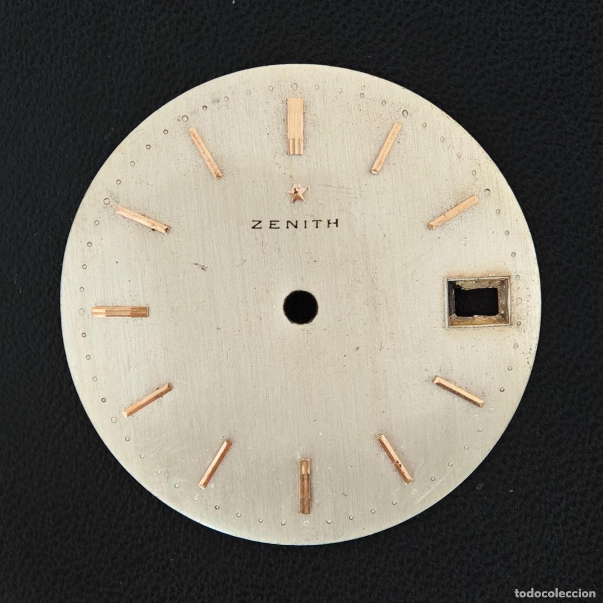 Vintage: ZENITH esfera reloj jumbo vintage watch dial montre cadran orologio quadrante
