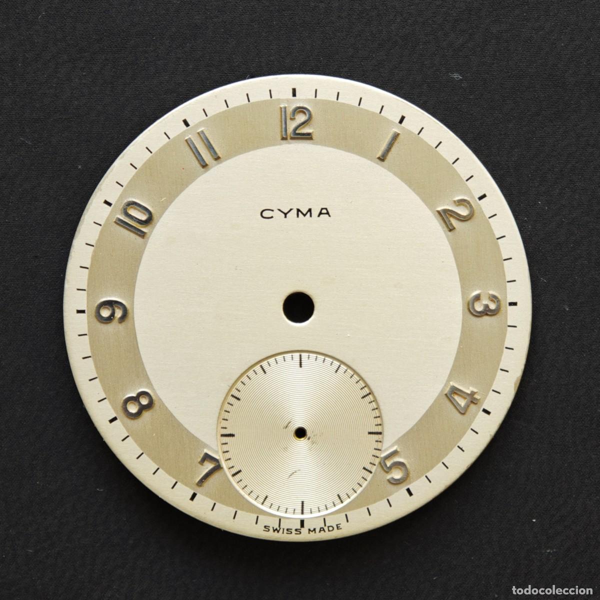 Vintage: CYMA esfera reloj jumbo vintage watch dial montre cadran orologio quadrante