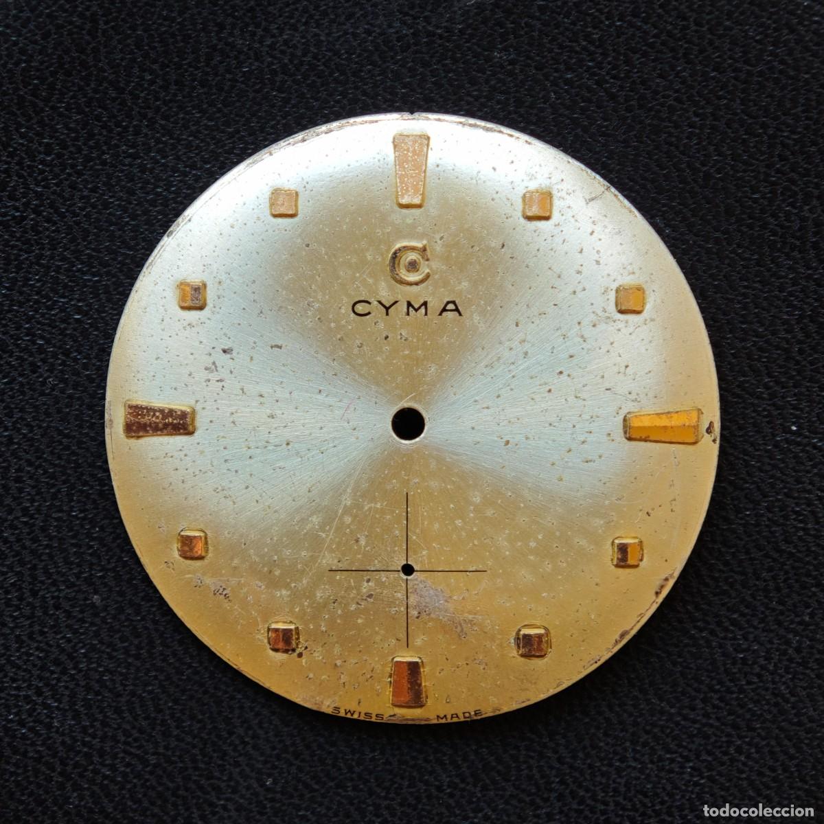 Vintage: CYMA esfera reloj vintage watch dial montre cadran orologio quadrante