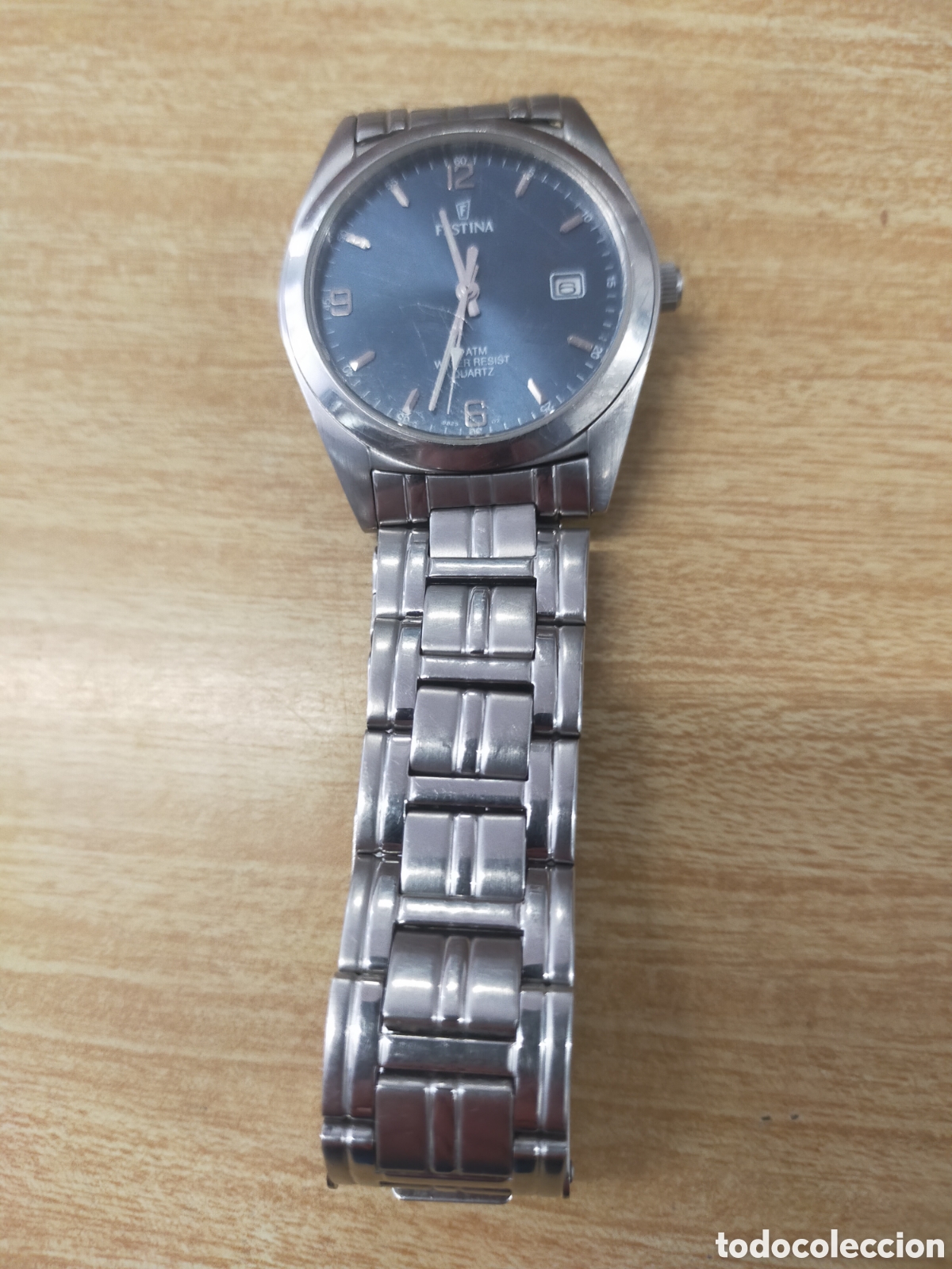 Vintage: Reloj Festina Acero Azul 10 ATM Quartz