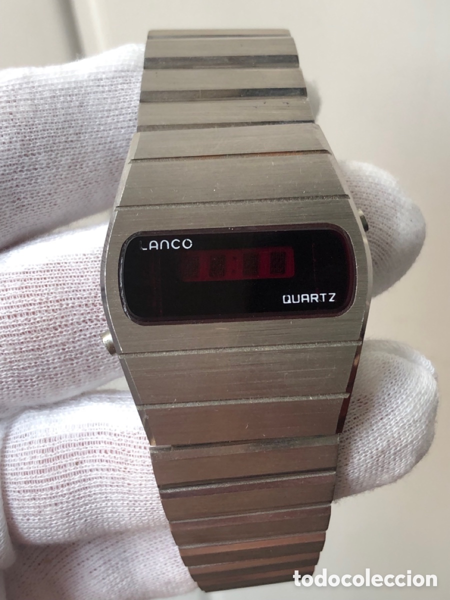 Vintage: Reloj LANCO led vintage