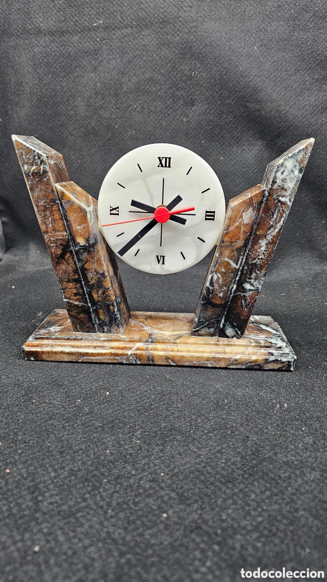 Vintage: Reloj de m&aacute;rmol......