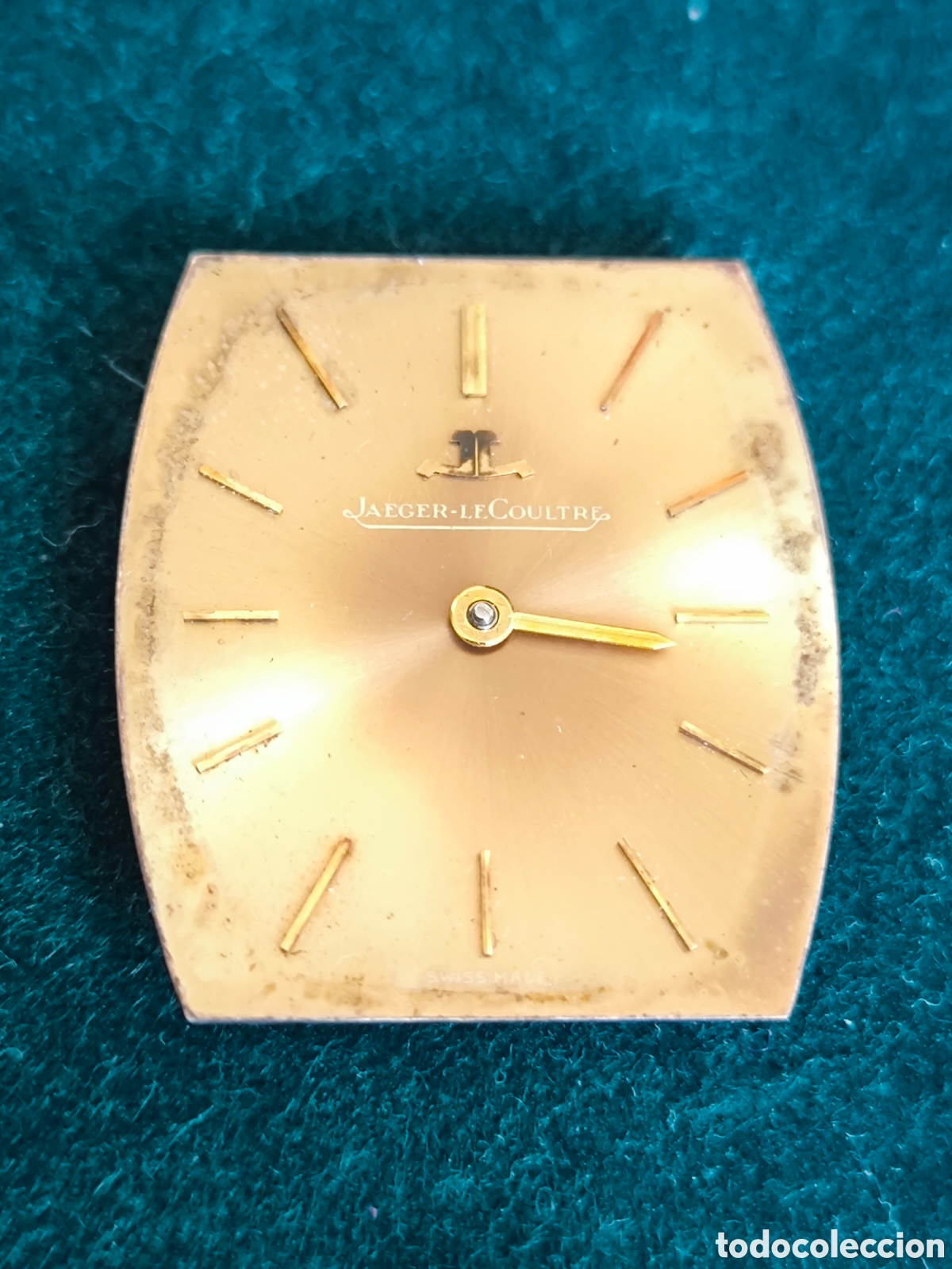 Vintage: Vintage movimiento de reloj de cuerda Jaeger Lecoultre 818/2 trabajando