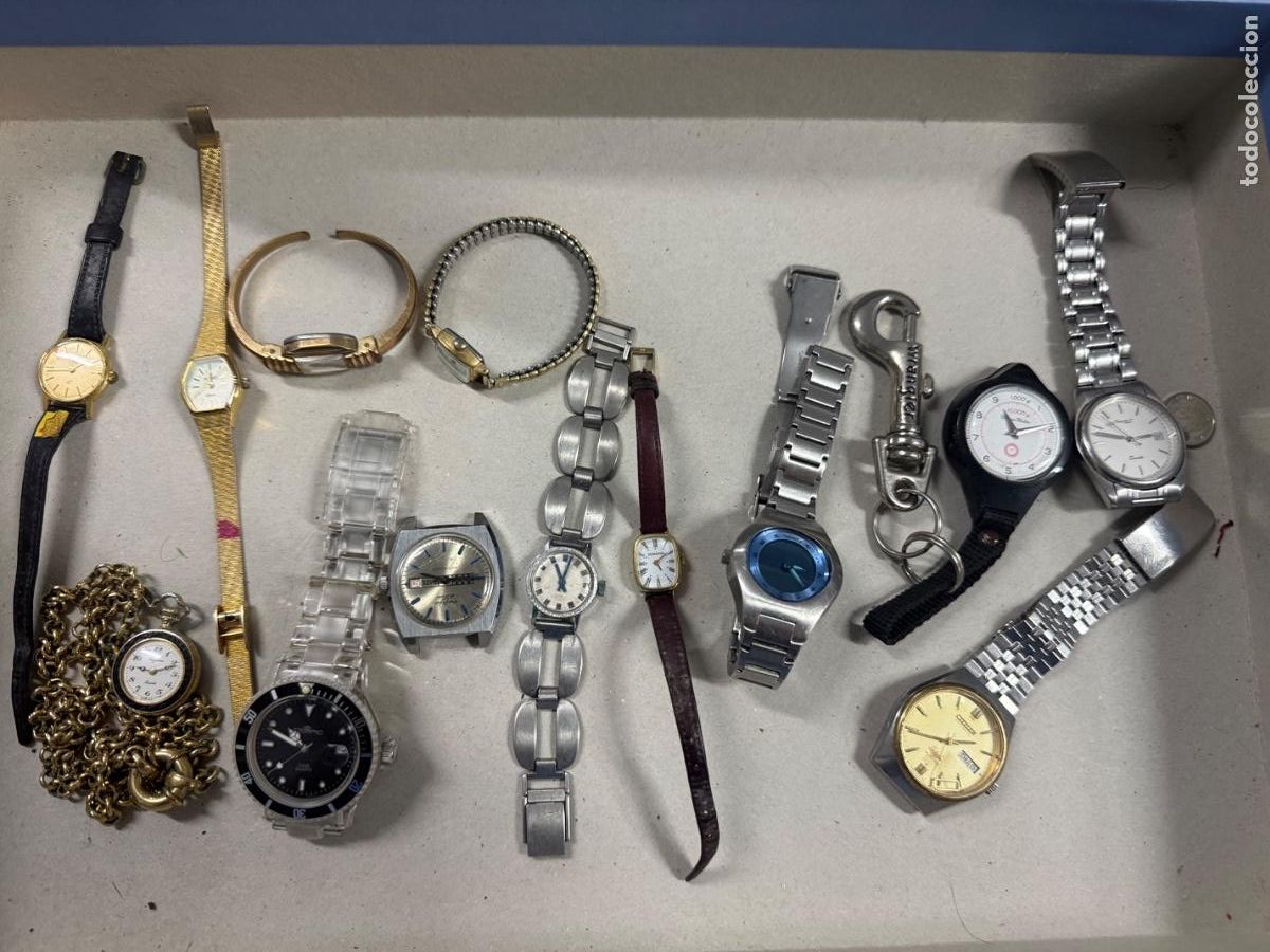Vintage: LOTE DE 14 RELOJES VINTAGE Y CL&Aacute;SICOS &ndash; CITIZEN AUTOM&Aacute;TICO, BIFORA, DUGENA, ZENTRA, ALFEX lote 4