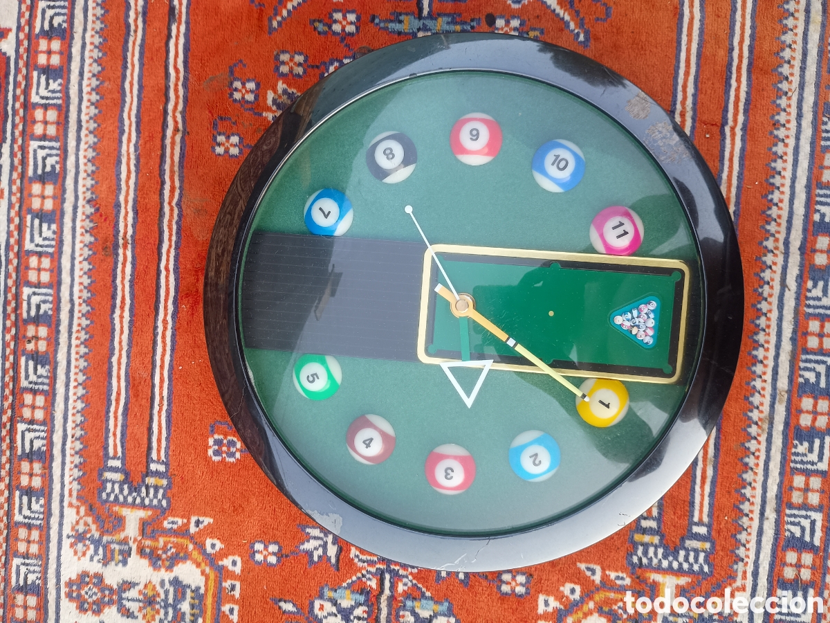 Vintage: Reloj bola de billar