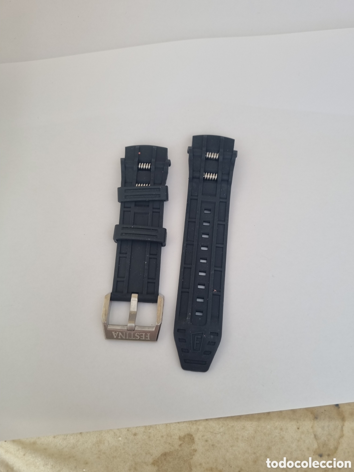 Vintage: Festina correa hebilla acero reloj A1