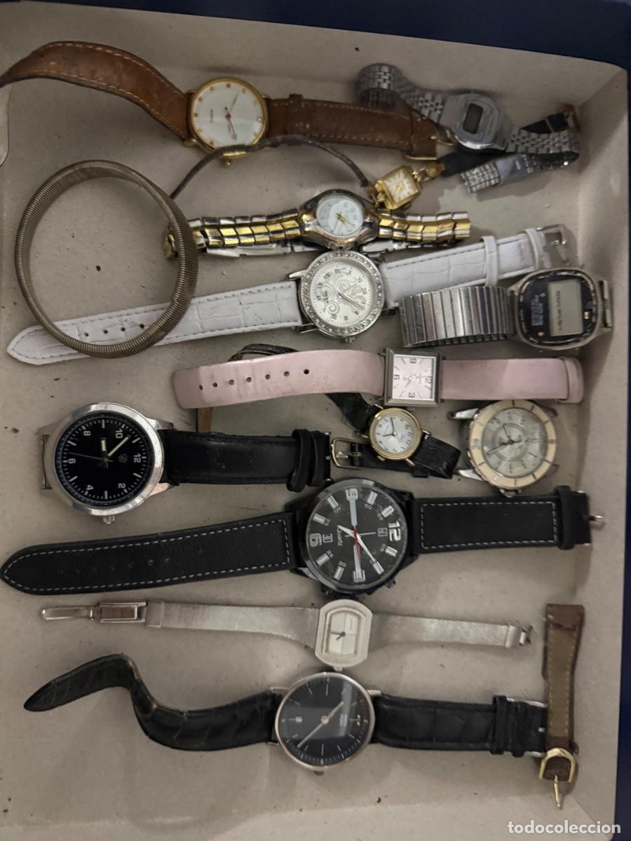 Vintage: LOTE DE 13 RELOJES VINTAGE / QUARTZ HOMBRE Y MUJER &ndash; IDEAL REVENTA O COLECCI&Oacute;N lote 8