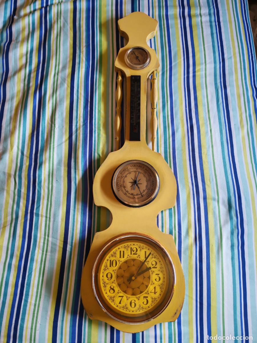 Vintage: Reloj bar&oacute;metro restaurado