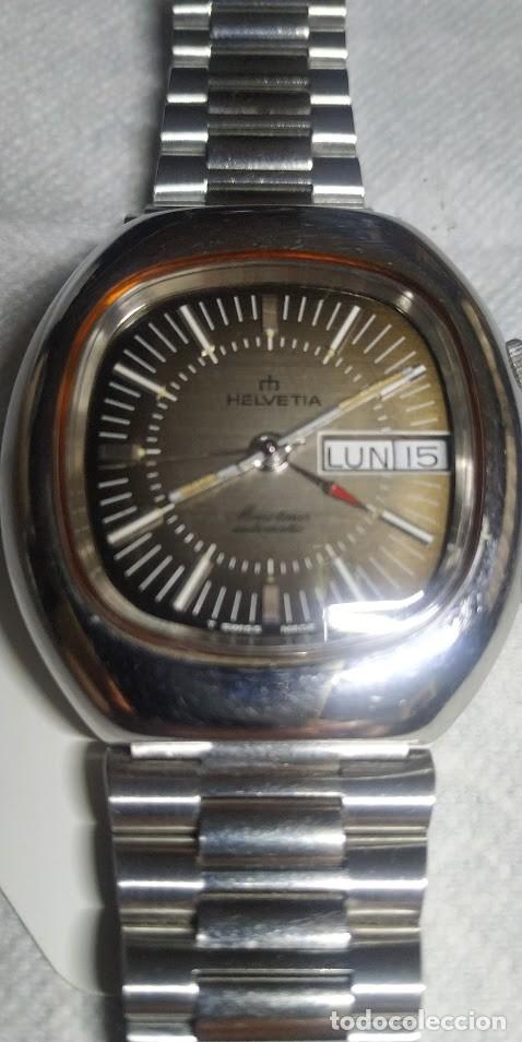 Vintage: Relog Helvetia Memotimer &rdquo;despertador&rdquo; seminuevo a&ntilde;o 1973 aut.calend