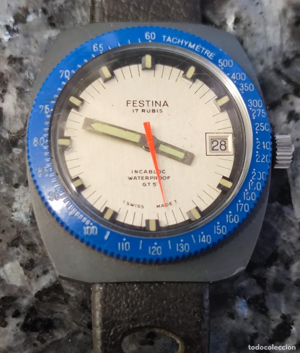 Vintage: Festina Fiberglass. Reloj diver vintage