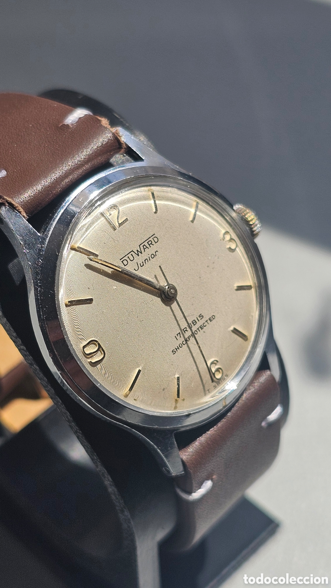 Vintage Uhren: Reloj Duward Junior 17 Rub&iacute;s - A&ntilde;os 60 - Funciona