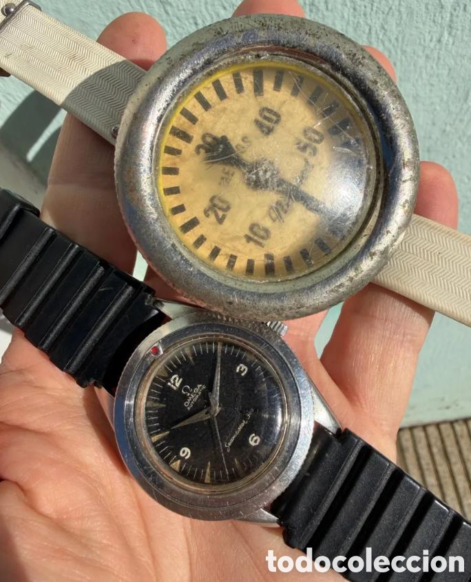 Vintage: Reloj omega y profundimetro