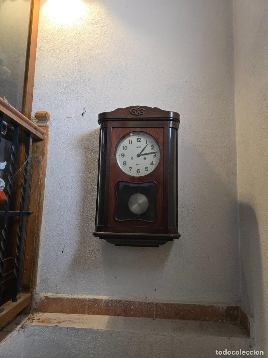 Vintage: reloj pared antiguo mompo
