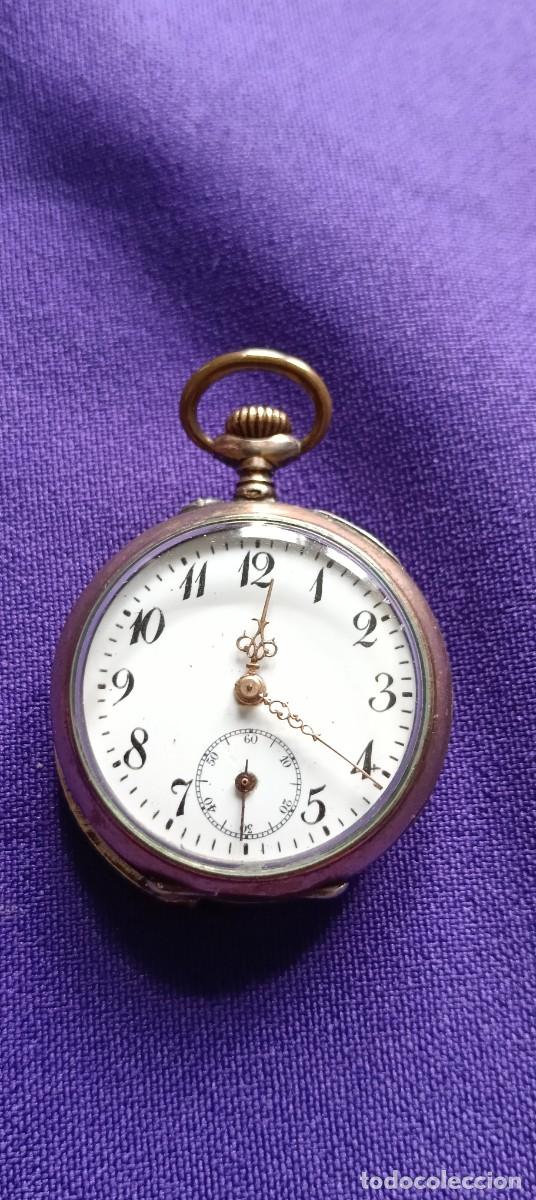 Vintage: RELOJ DE BOLSILLO GALONNE, O,800, FUNCIONANDO, VER FOTOS, VIDEO Y DESCRIPCION