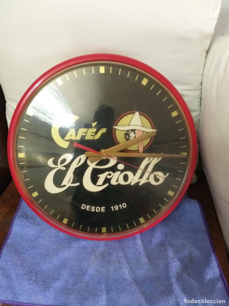 Vintage: reloj de pared cafes el criollo
