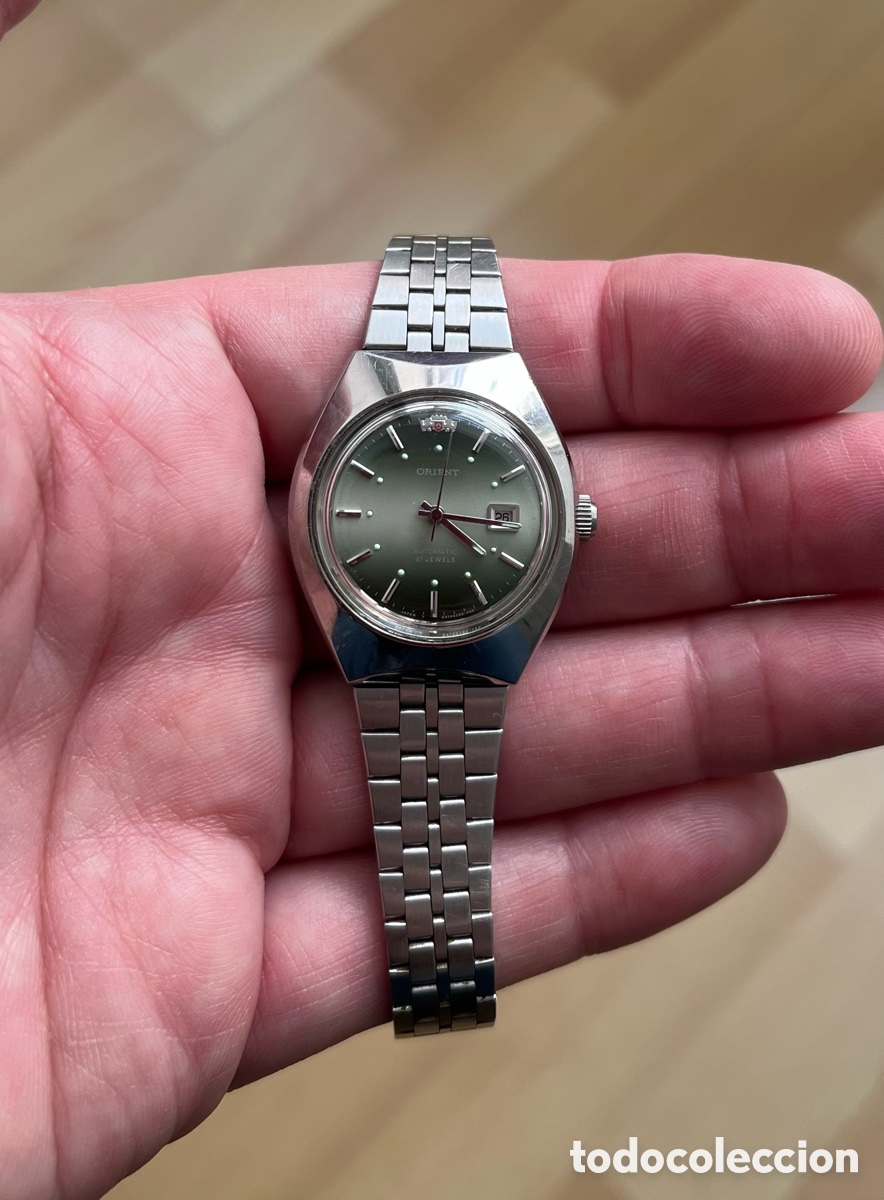 Vintage: Reloj Orient Autom&aacute;tico Vintage Verde - Foto 6