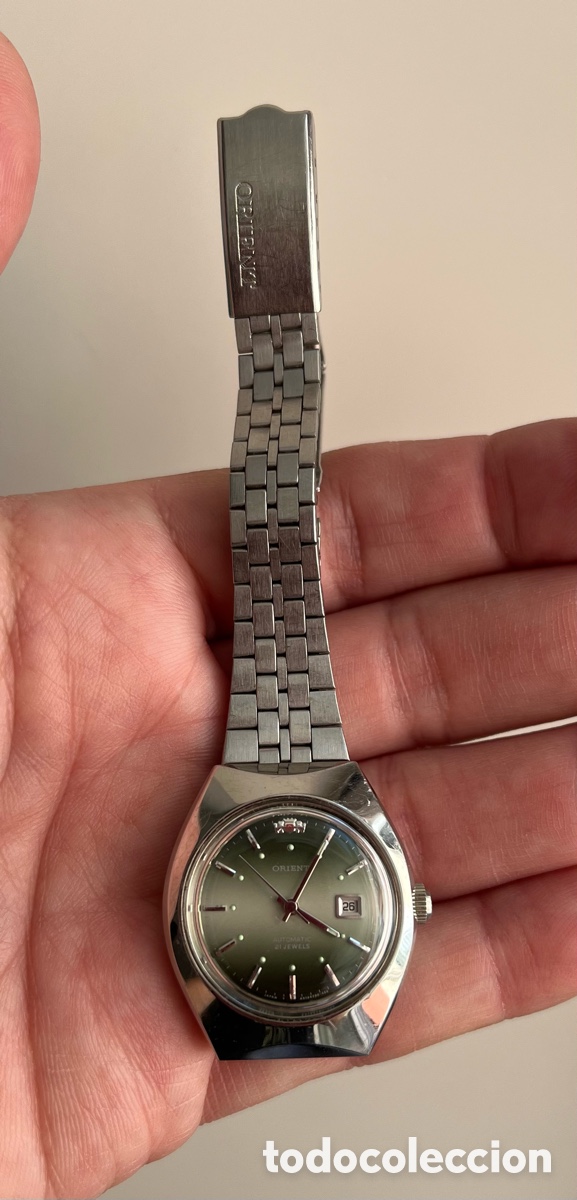 Vintage: Reloj Orient Autom&aacute;tico Vintage Verde