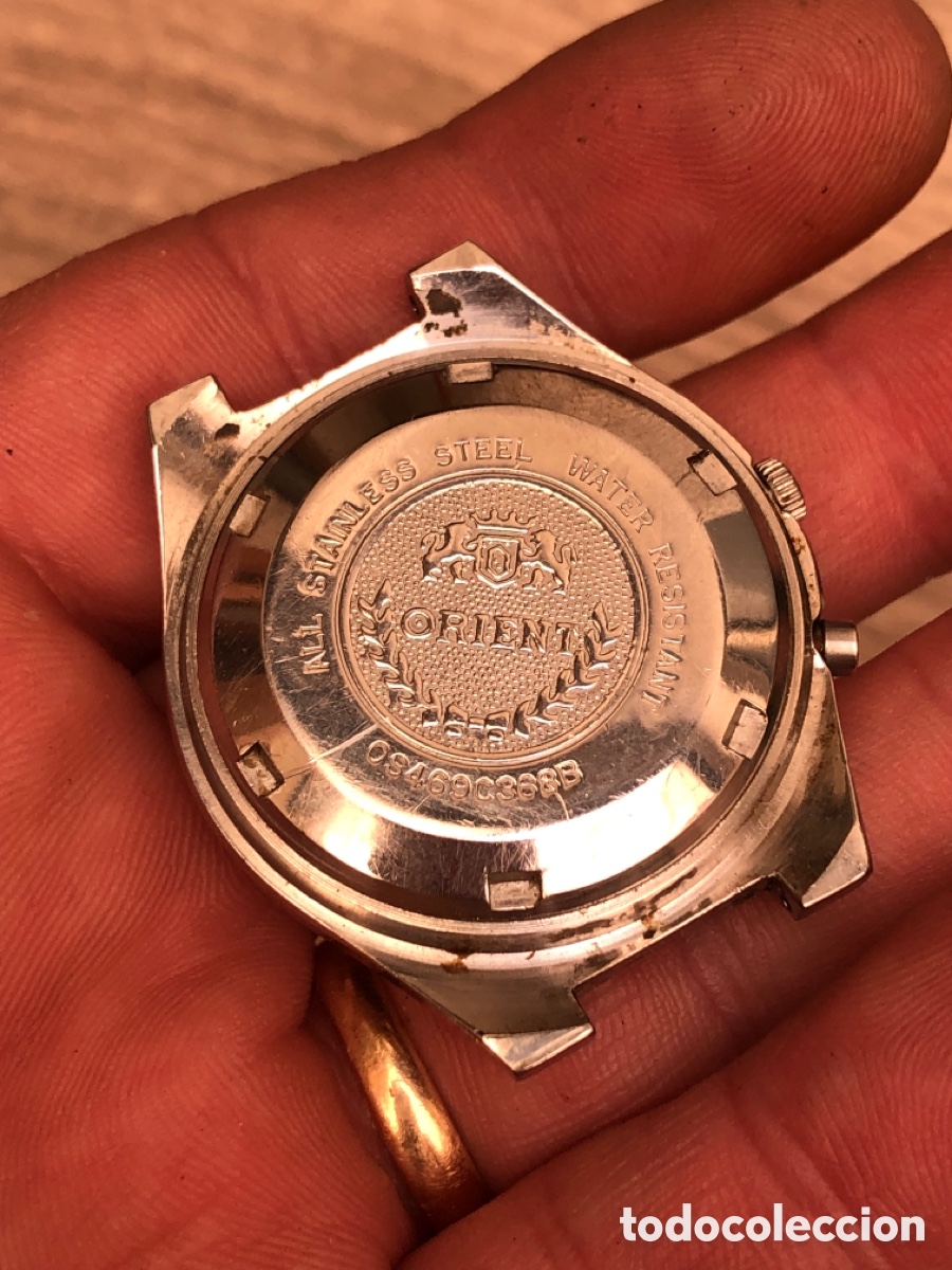Vintage: Reloj orient autom&aacute;tico doble calendario - Foto 4
