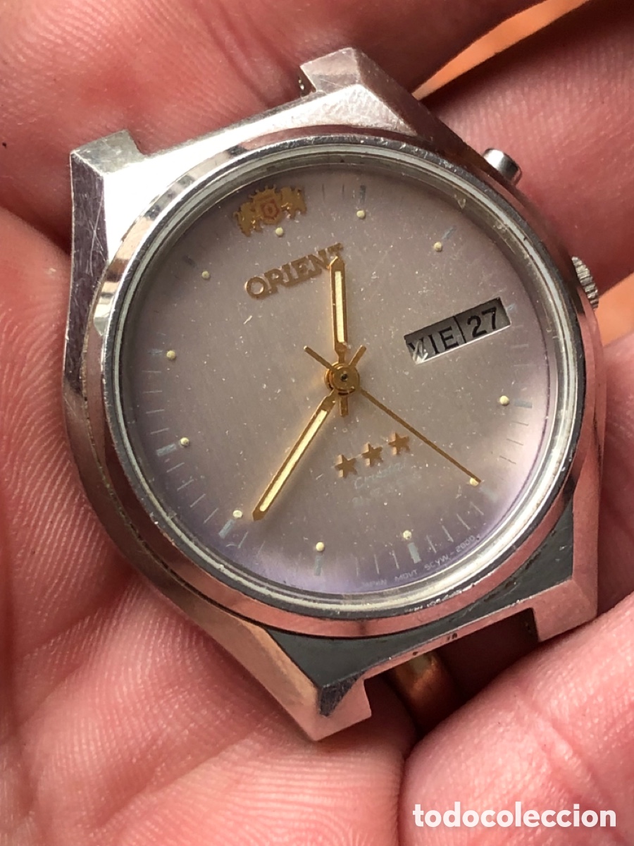 Vintage: Reloj orient autom&aacute;tico doble calendario - Foto 7
