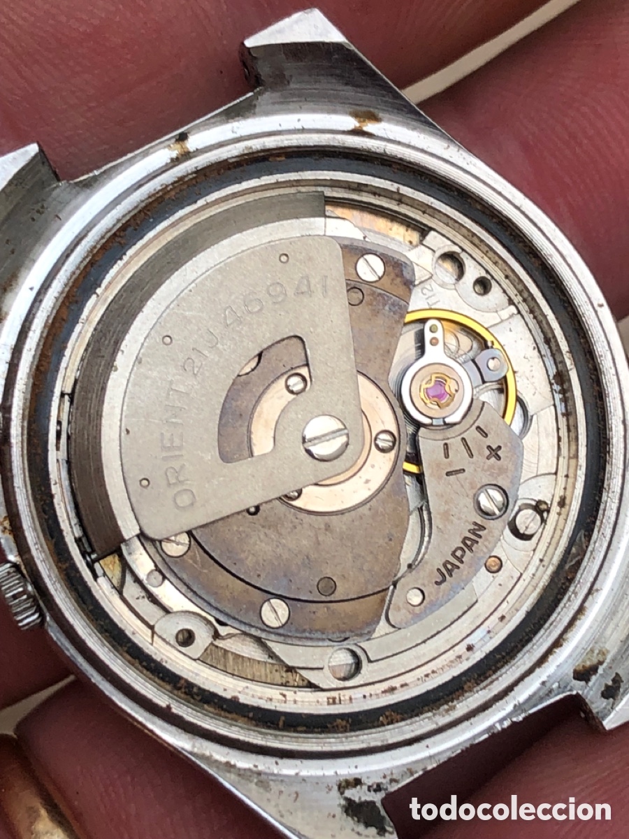 Vintage: Reloj orient autom&aacute;tico doble calendario - Foto 8
