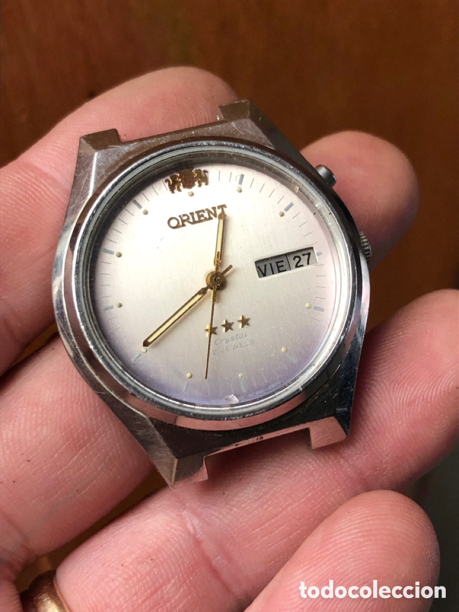 Vintage: Reloj orient autom&aacute;tico doble calendario - Foto 1