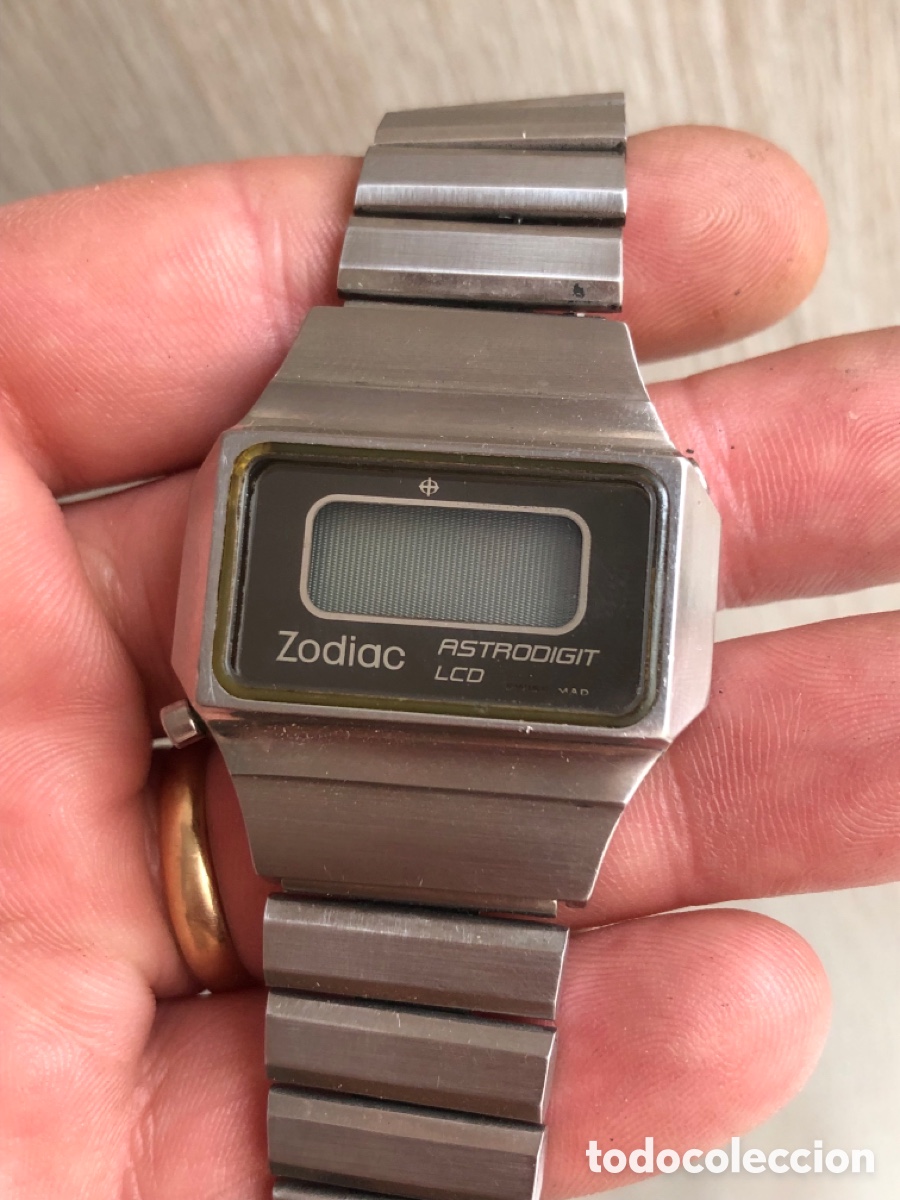 Vintage: Reloj zodiac LCD ASTRODIGIT