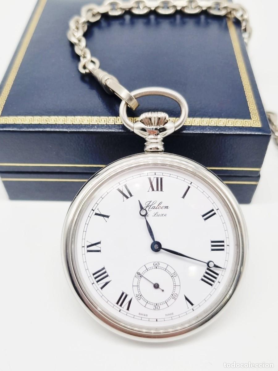 Vintage: Reloj de bolsillo Halcon Delux