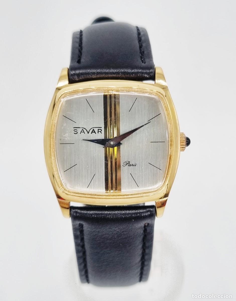 Vintage: Reloj Savar vintage a cuerda - Foto 2