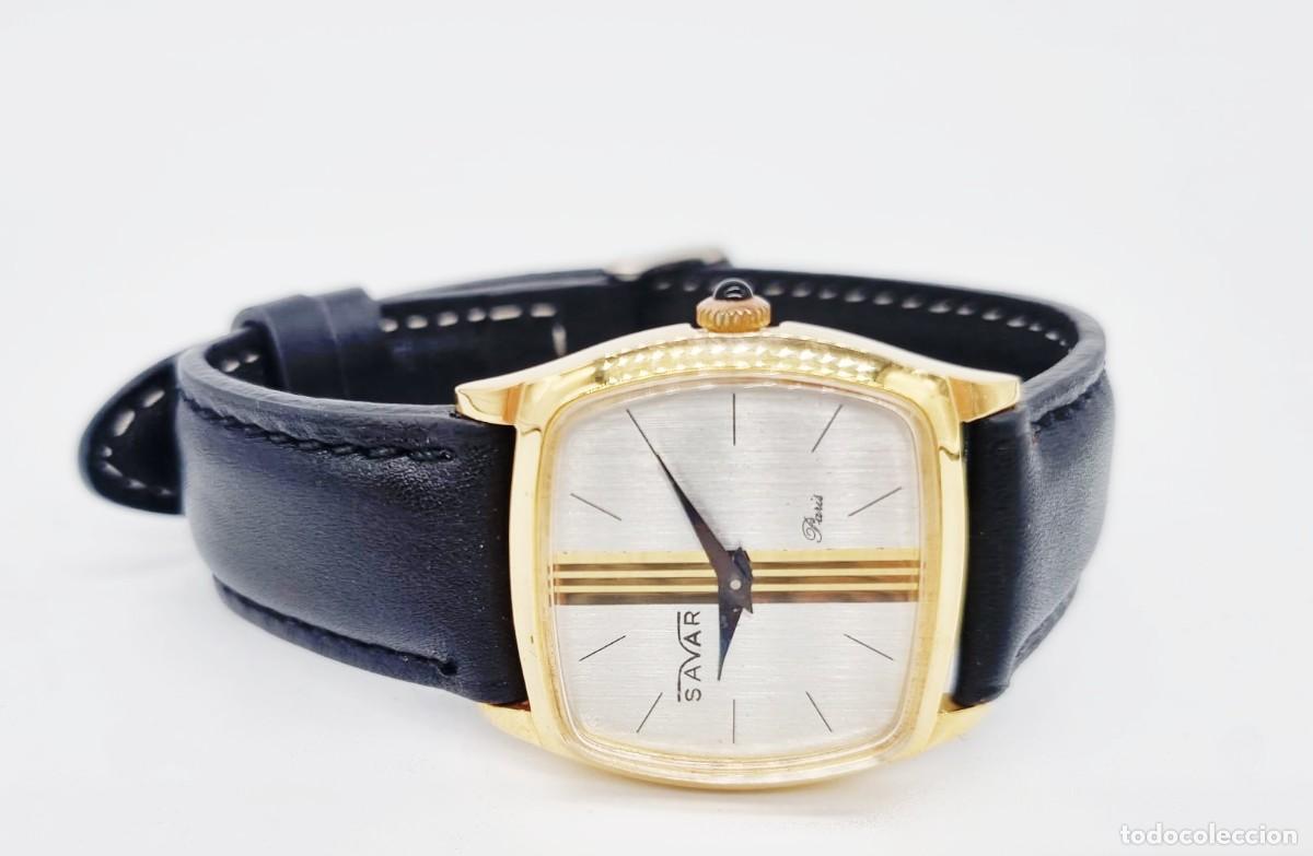Vintage: Reloj Savar vintage a cuerda - Foto 10