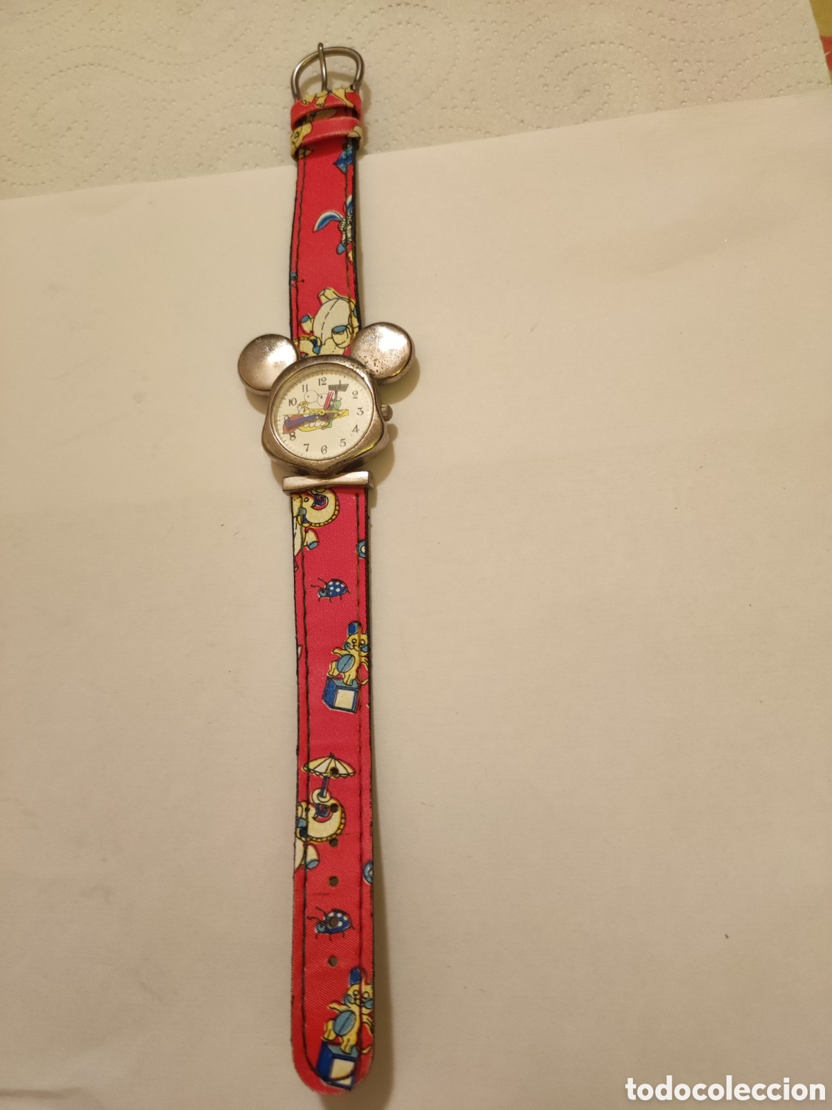 Vintage: Reloj Disney Vintage Mickey Mouse Orejas 3D