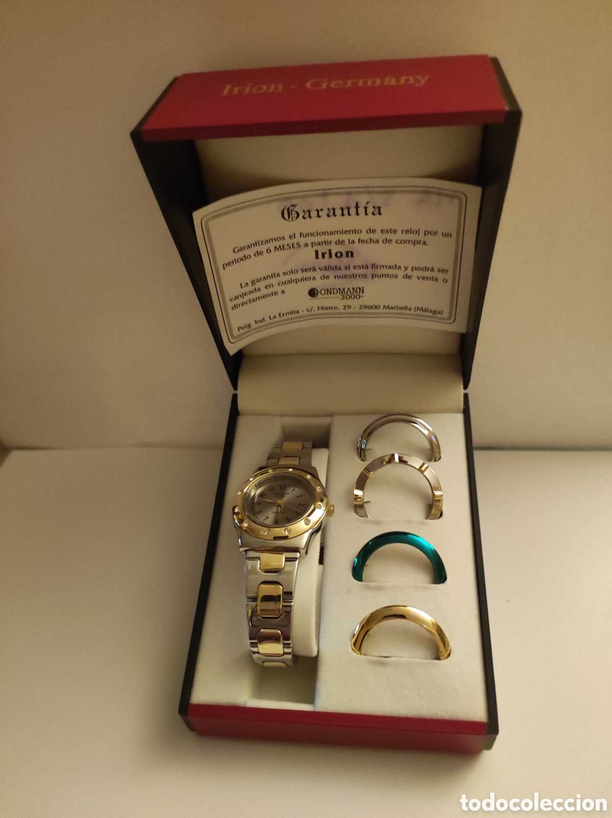 Vintage: Reloj Irion con Correas Intercambiables &ndash; Nuevo en Estuche Original
