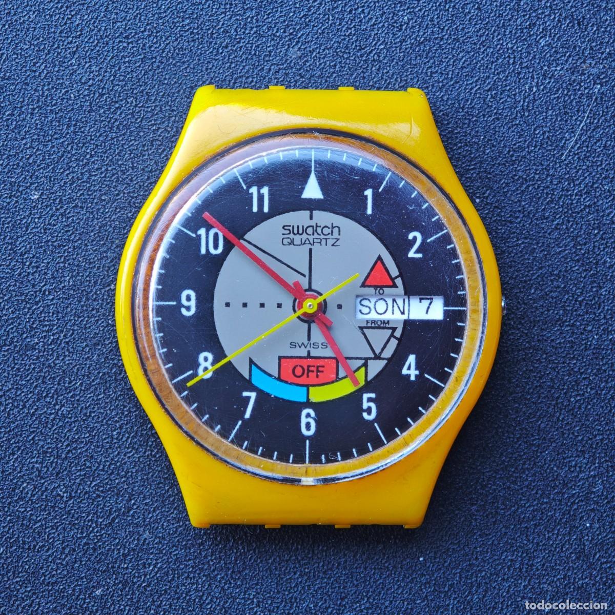 Vintage: SWATCH YAMAHA RACER 1985 reloj quartz GJ700 montre orologio watch swiss