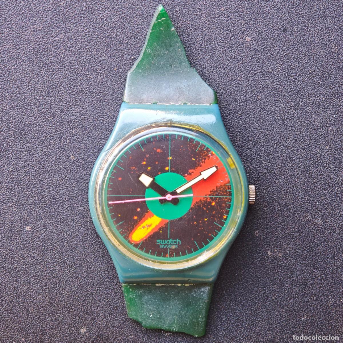 Vintage: SWATCH COSMIC ENCOUNTER 1986 reloj quartz GS102 montre orologio watch swiss