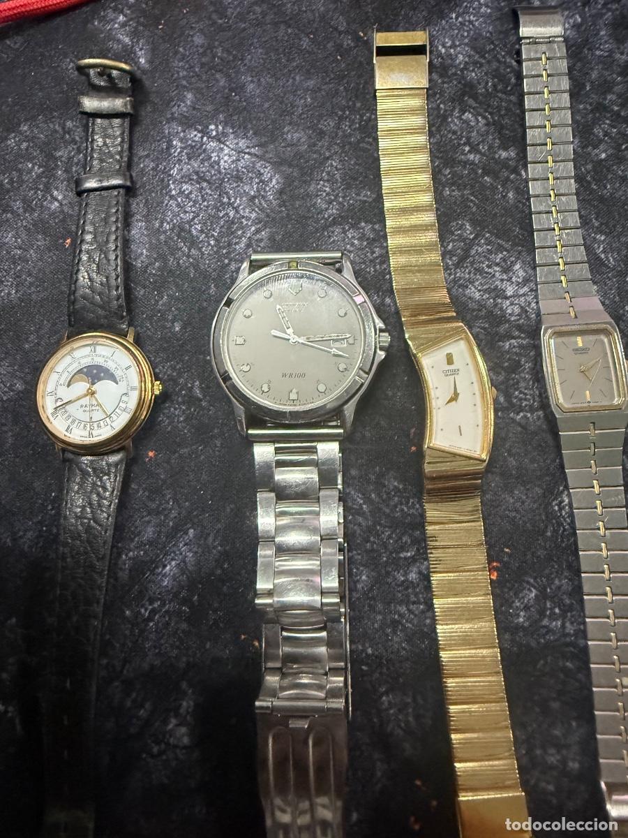 Vintage: LOTE DE 4 RELOJES VINTAGE PARA REVISAR O REPUESTOS &ndash; SEIKO, CITIZEN Y RAYMA