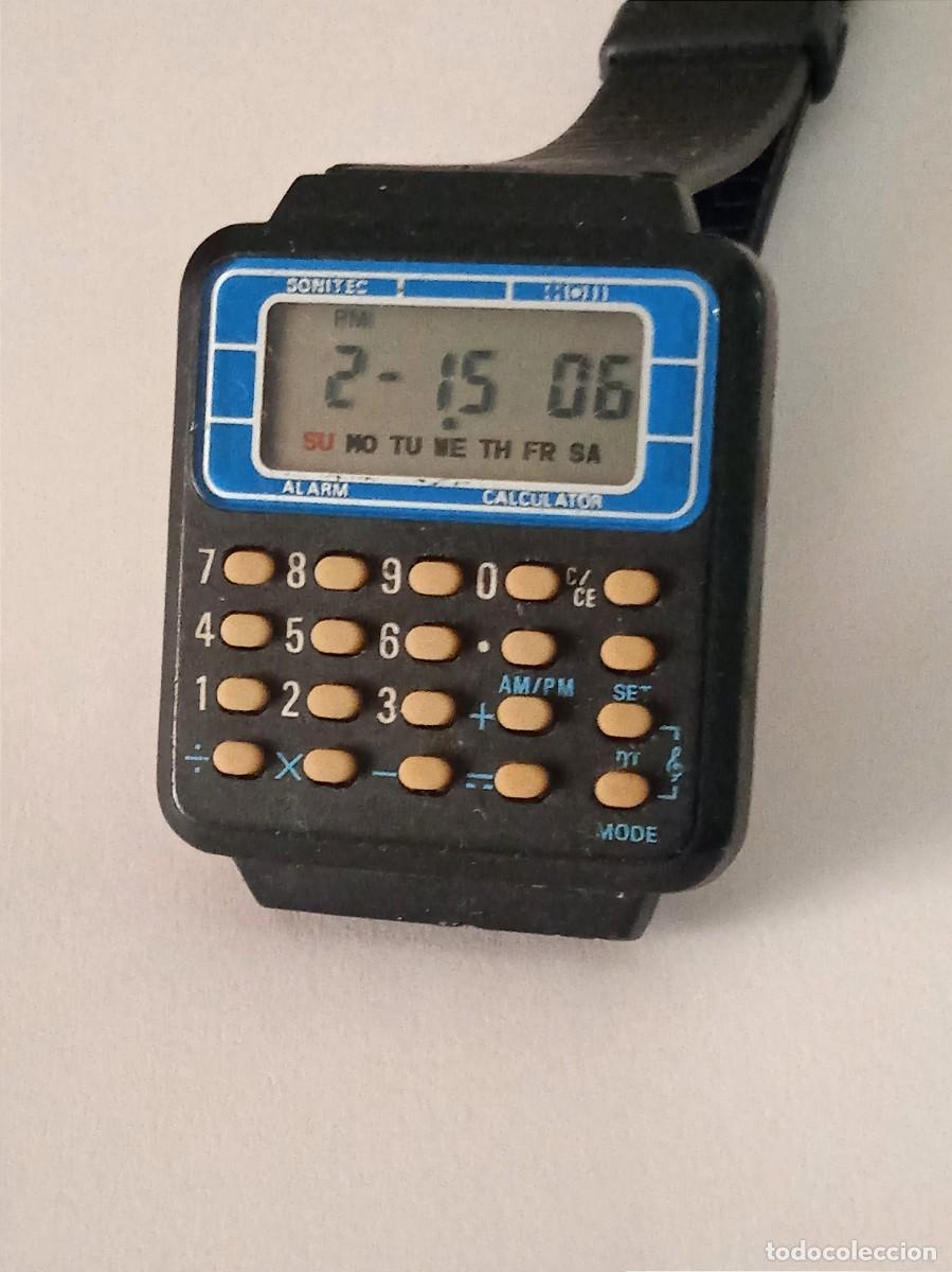 Vintage: RELOJ SONITEC CALCULADORA ALARMA QUARTZ.