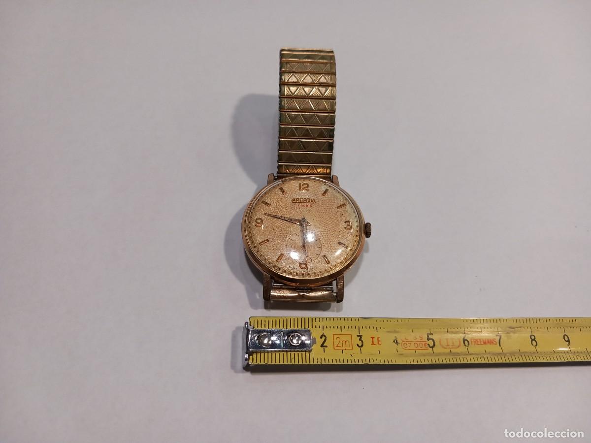 Vintage: RELOJ DE ESFERA GRANDE ARCADIA 21 RUBIS SWISS MADE FUNCIONANDO (G)