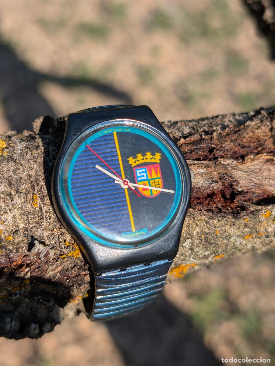 Vintage: Reloj Swatch Vintage &rdquo;Sir Swatch&rdquo; GB111 (1986)