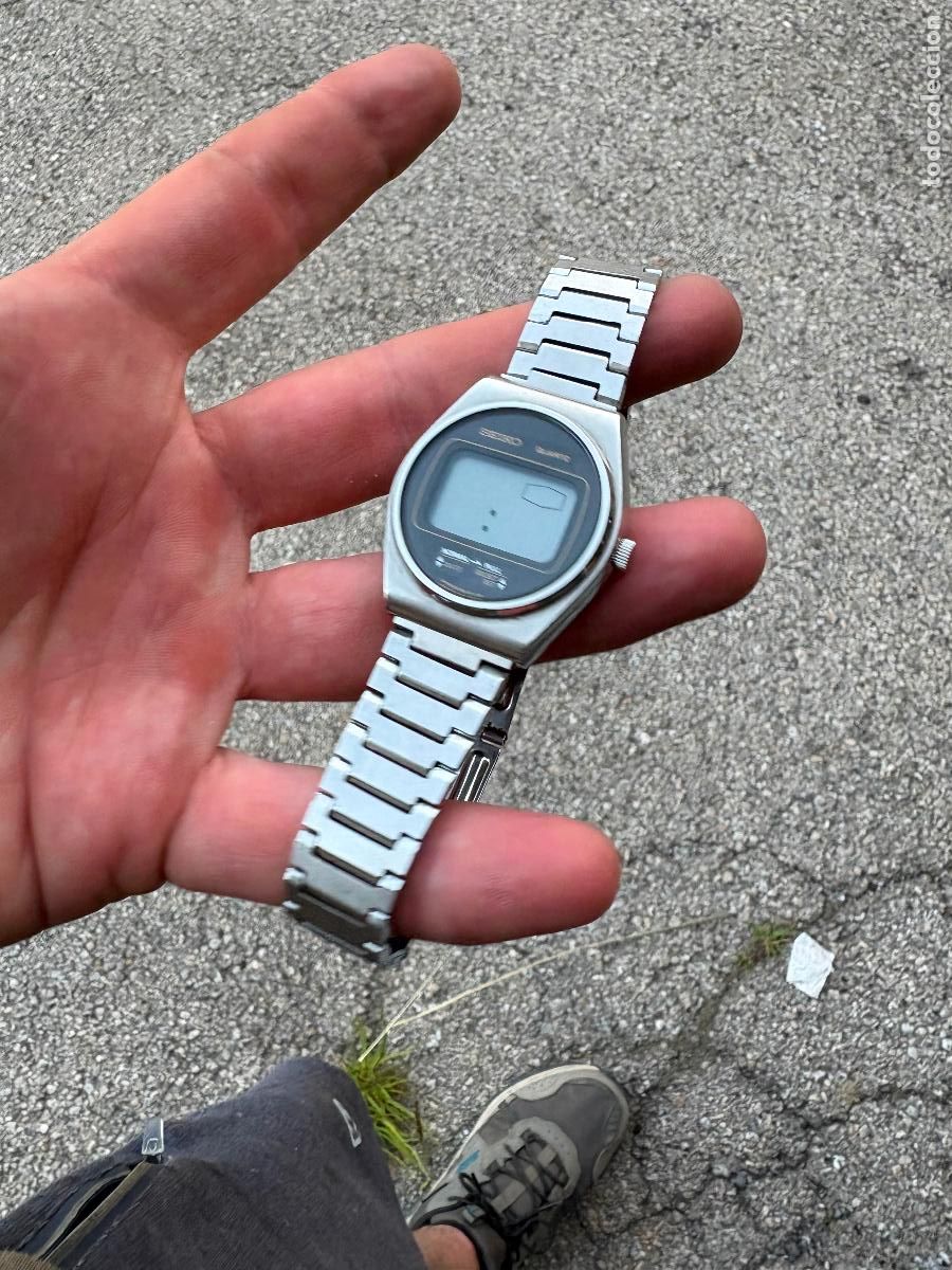 Vintage: raro reloj digital com corona seiko vintage tal sale de casa particular