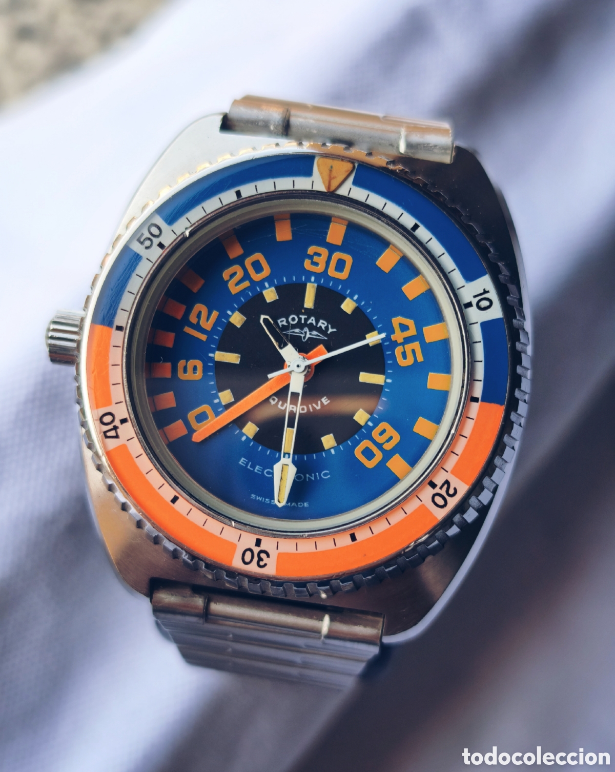Vintage: Reloj Rotary Aquadive Depth Gauge
