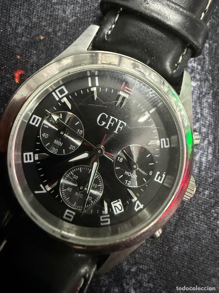 Vintage: ⌚ Reloj GFF estilo cron&oacute;grafo &ndash; Funcionando &ndash; Bater&iacute;a nueva
