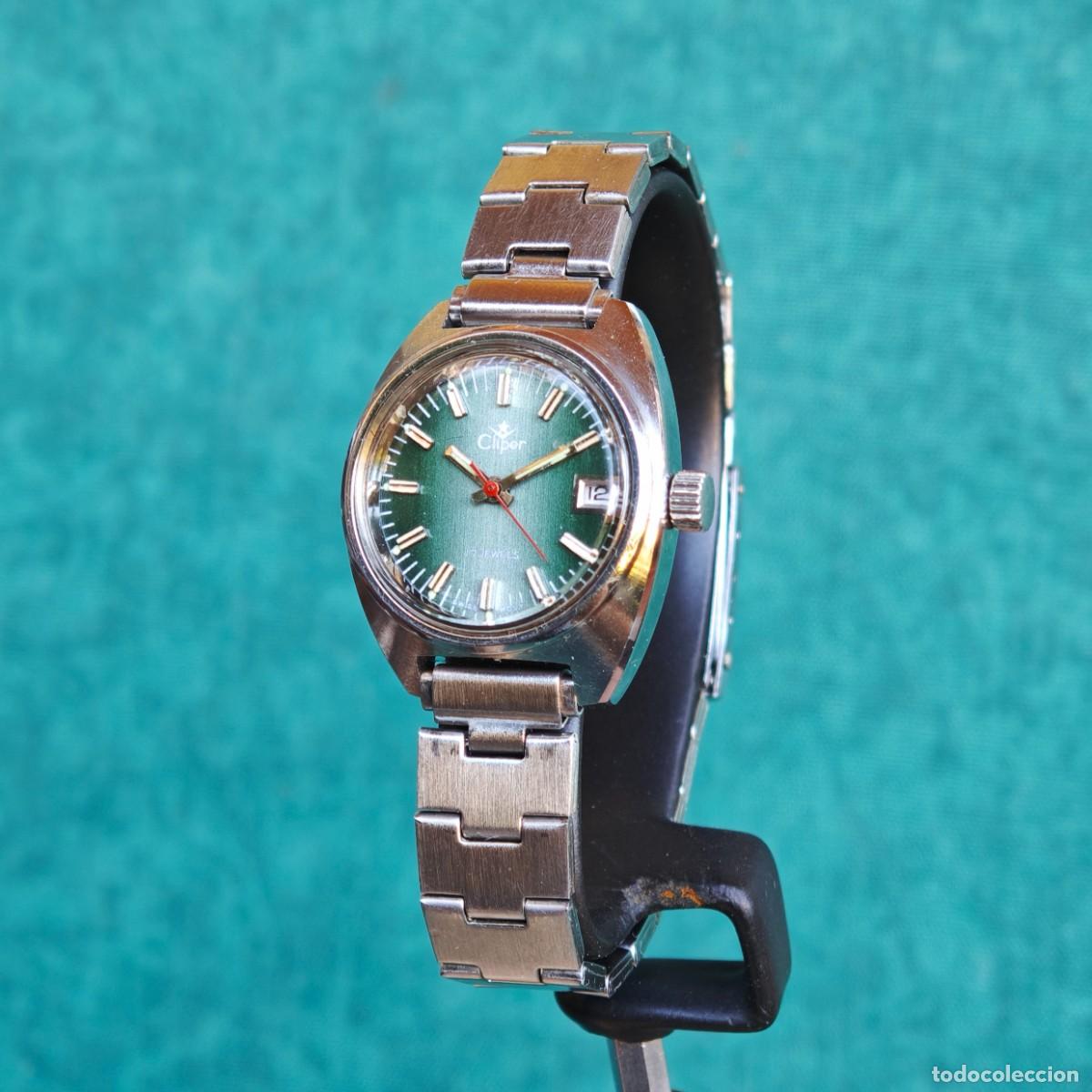 Vintage: CLIPER reloj de cuerda vintage acero fhf 374 montre orologio lady watch Swiss