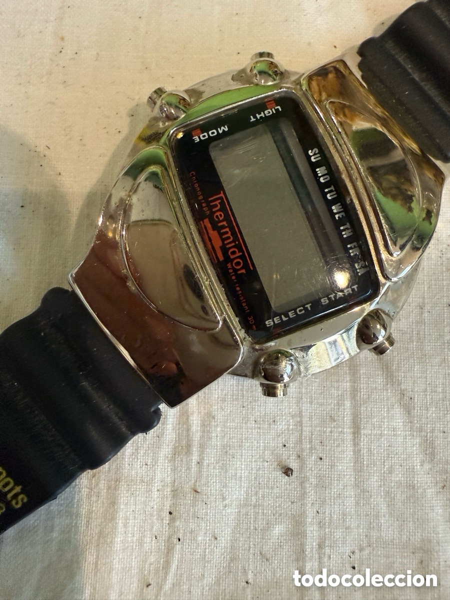 Vintage: Raro Reloj Digital Thermidor Chronograph Estilo Buceo Diver Futurista Vintage A&ntilde;os 90