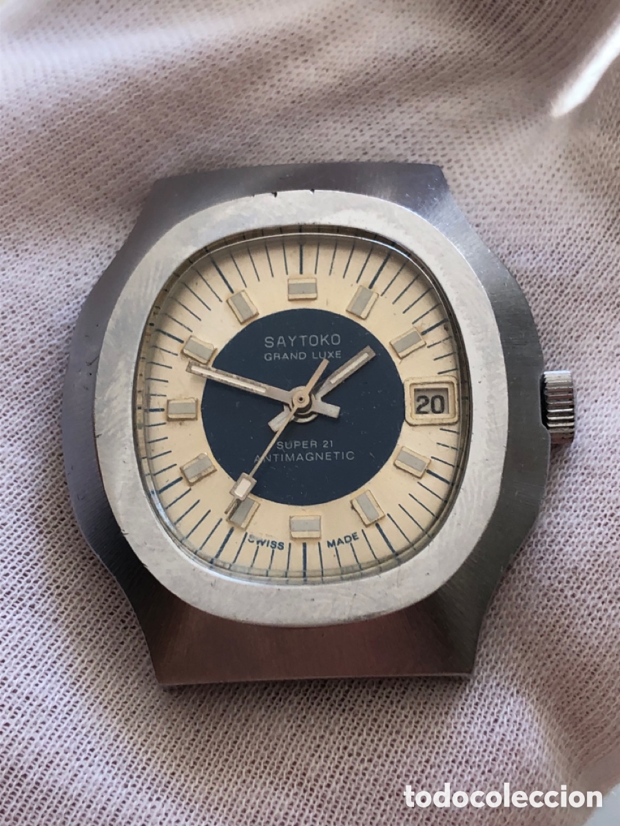 Vintage: Reloj suizo de cuerda completo - Foto 3