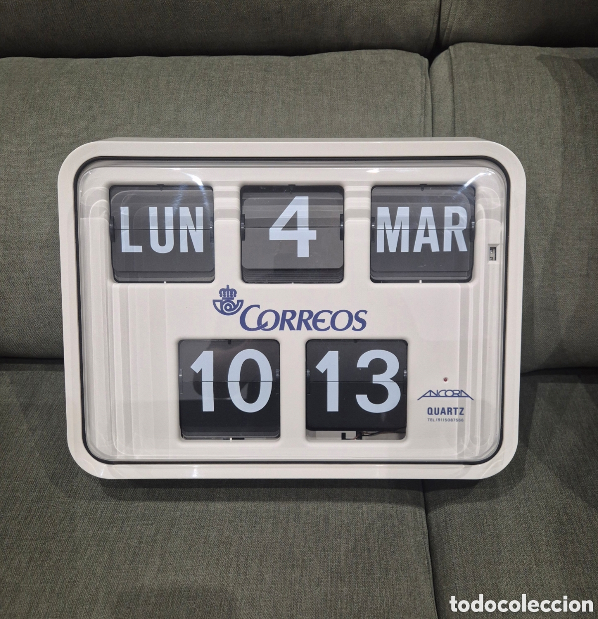 Vintage: RELOJ DE PARED ANCORA BQ-17 CORREOS ESPA&Ntilde;A NUEVO!