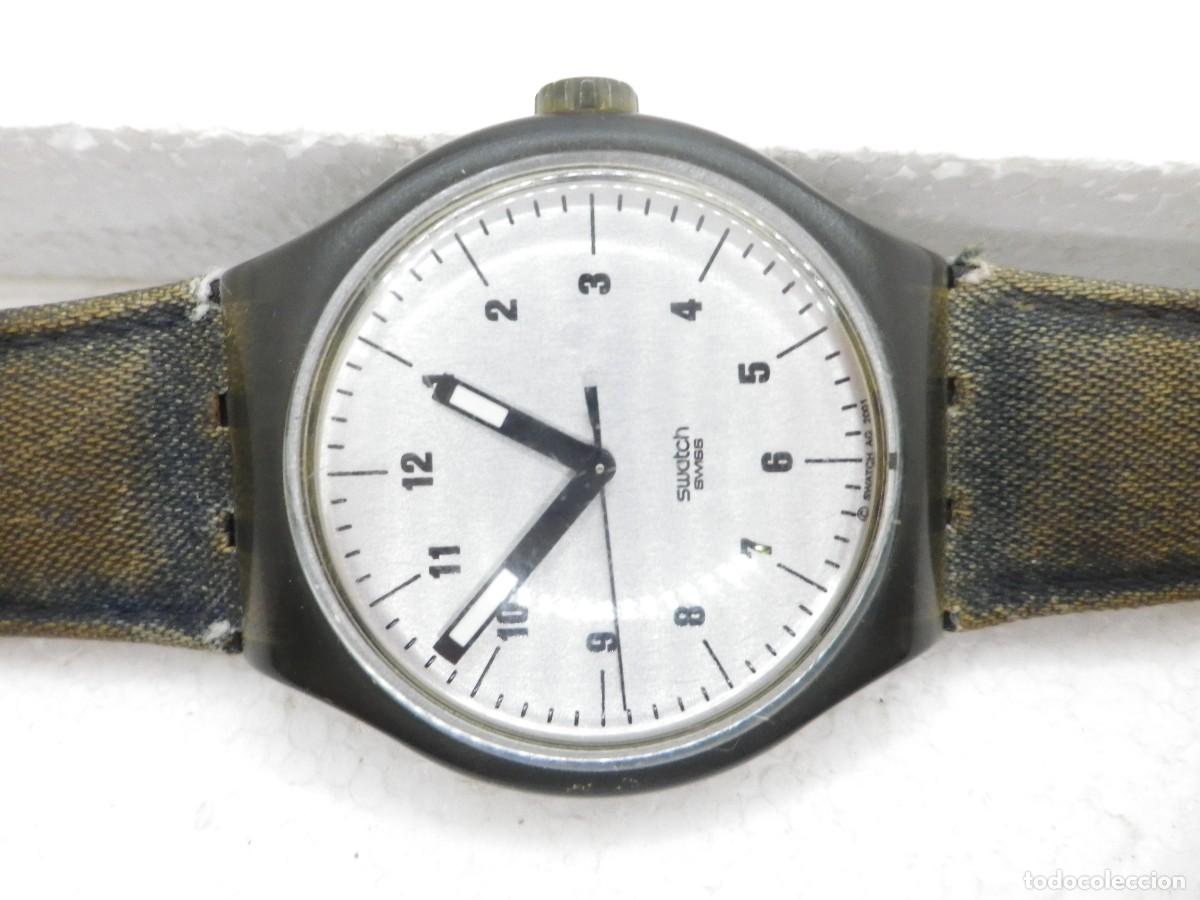 Vintage: RELOJ SWATCH SUIZO TAMA&Ntilde;O MUY GRANDE CABALLERO A&Ntilde;O 1991 COLECCI&Oacute;N WATCHES