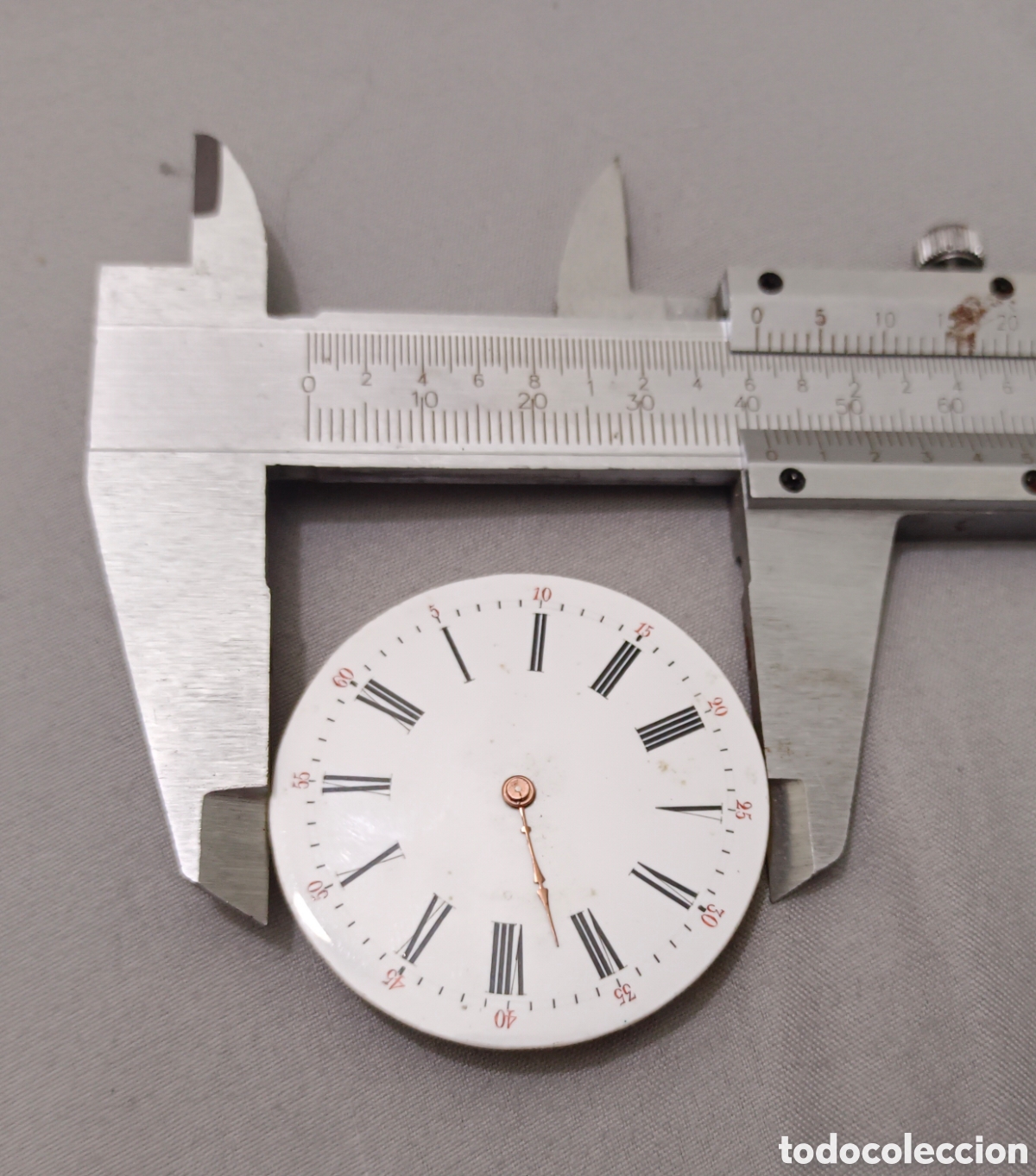 Vintage: Mecanismo + esfera reloj de bolsillo 41,5mm